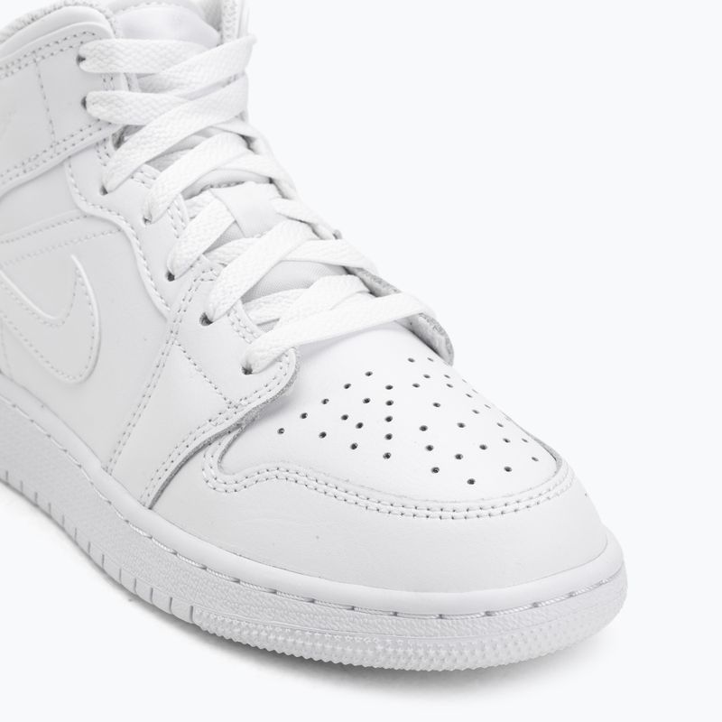Topánky Jordan 1 Mid white/white/white 7