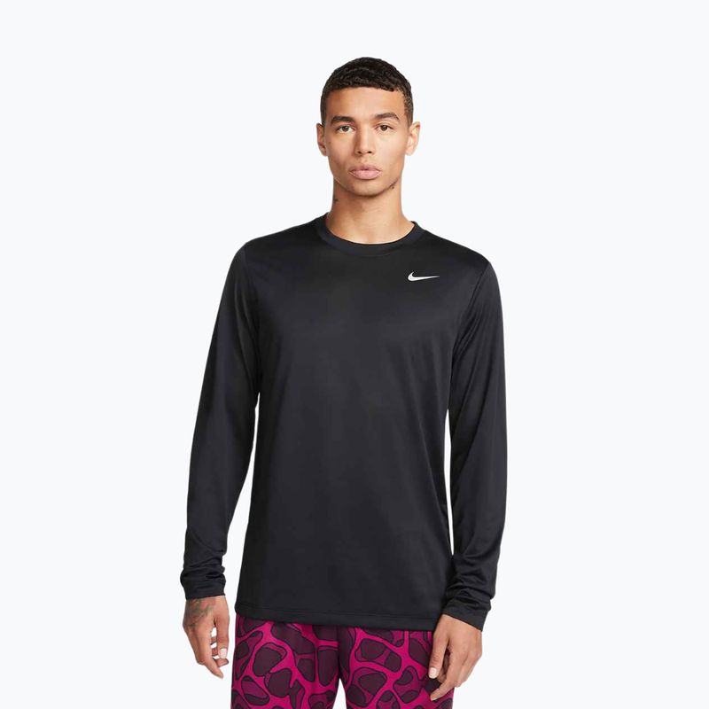 Pánske tréningové tričko longsleeve Nike Dri-FIT Legend black/matte silver