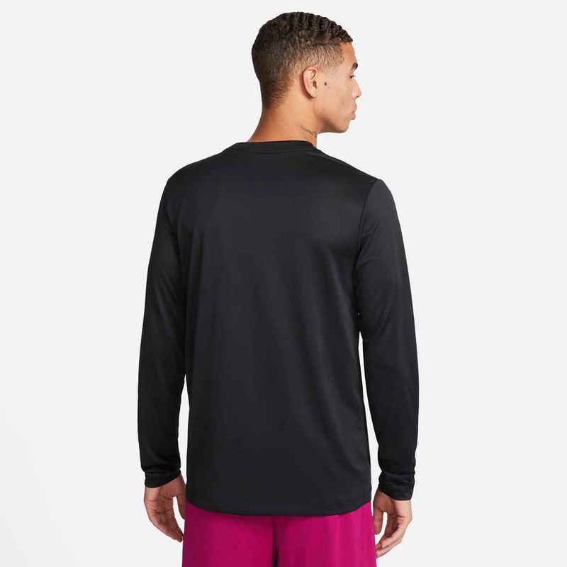 Pánske tréningové tričko longsleeve Nike Dri-FIT Legend black/matte silver 3