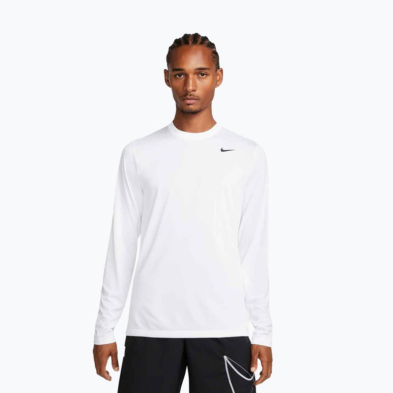 Pánske tréningové tričko longsleeve Nike Dri-FIT Legend white/black