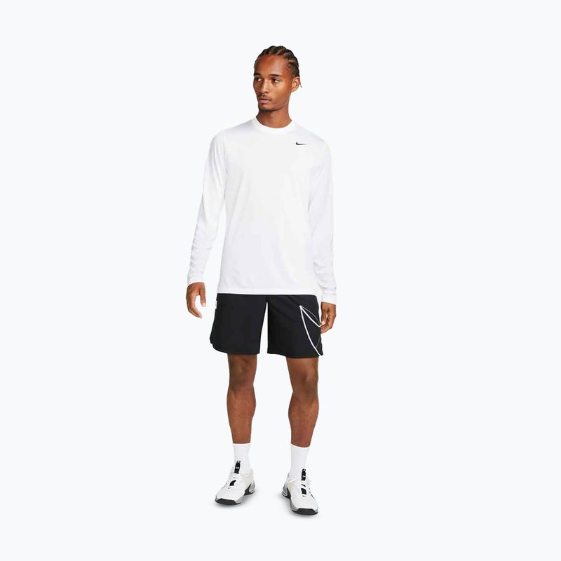 Pánske tréningové tričko longsleeve Nike Dri-FIT Legend white/black 2