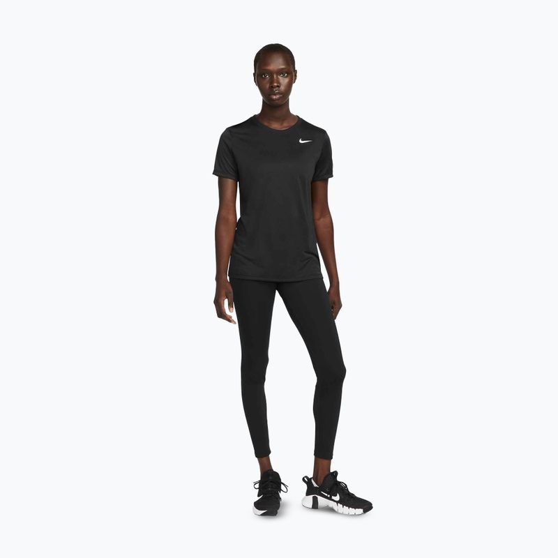 Dámske tréningové tričko Nike Dri-Fit black/white 2