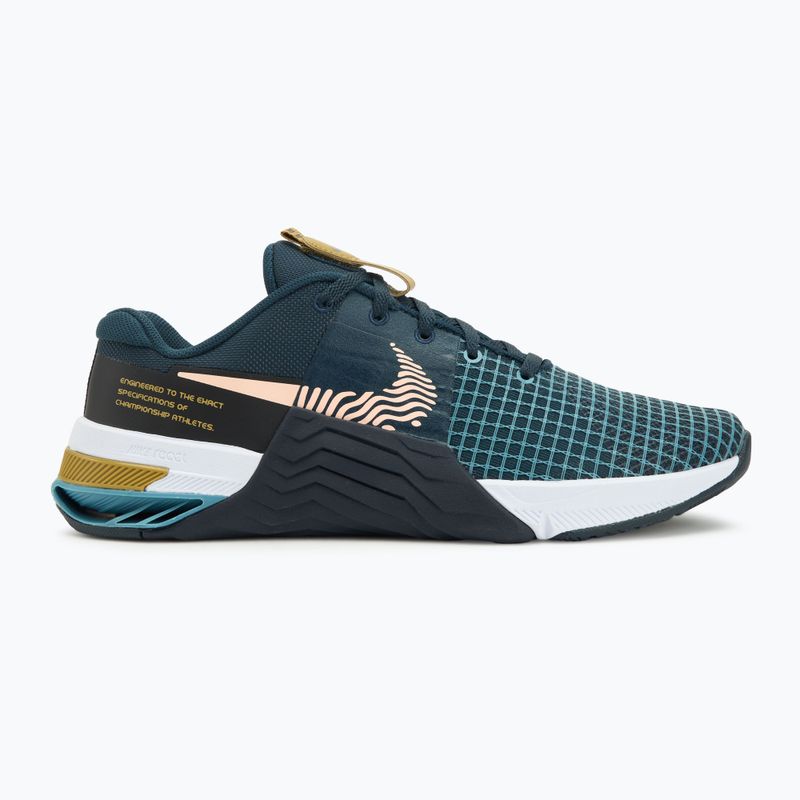 Pánske tréningové topánky Nike Metcon 8 armory navy/obsidian/arctic orange 2