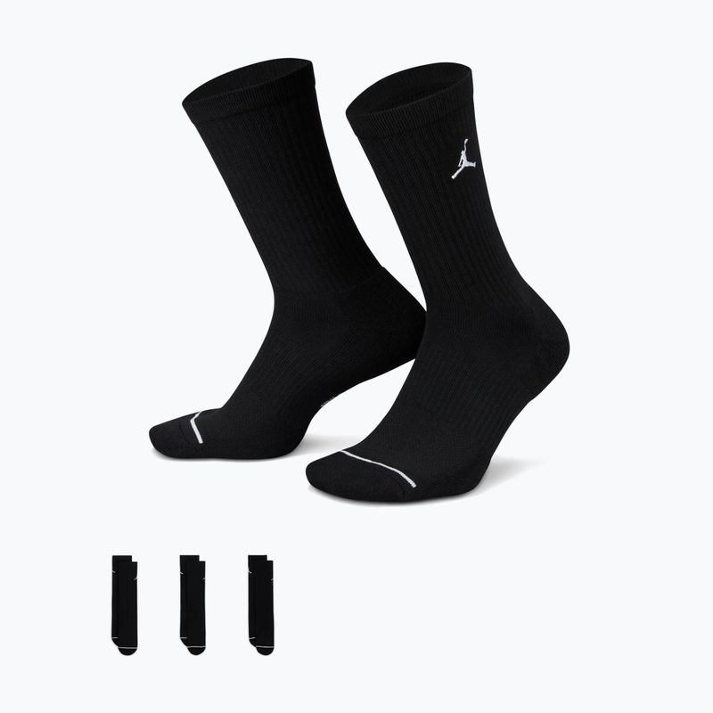 Ponožky Nike Jordan Everyday 3 pairs black/white 5