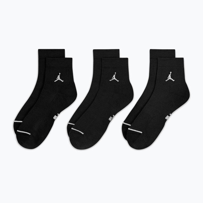 Ponožky Nike Jordan Everyday Ankle 3 páry black/white 7