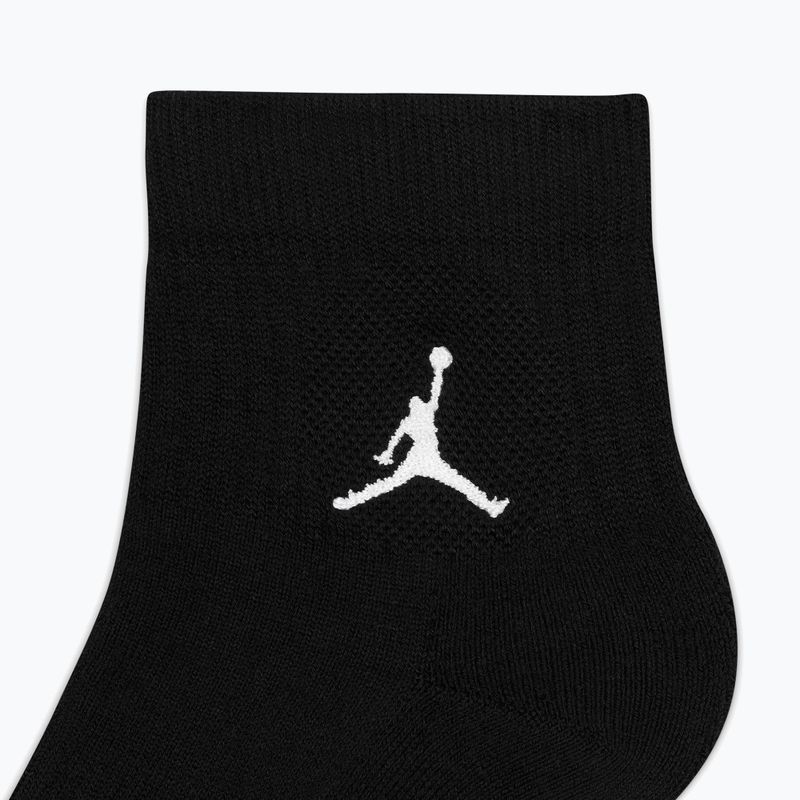 Ponožky Jordan Everyday Ankle 3 pairs black/white 9