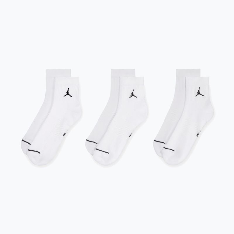 Ponožky Nike Jordan Everyday Ankle 3 páry white/black 2