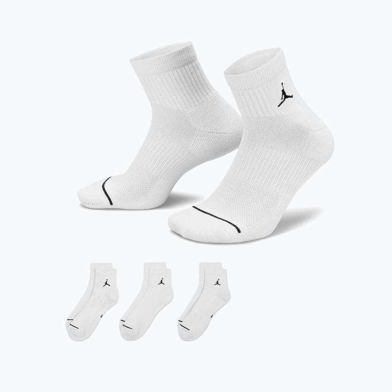 Ponožky Nike Jordan Everyday Ankle 3 páry white/black 3