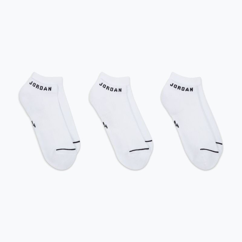 Ponožky Jordan Everyday No-Show 3 pairs white/black 6