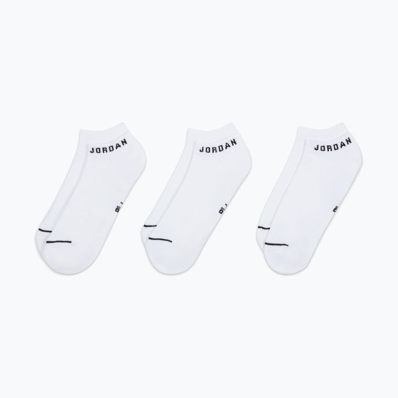 Ponožky Nike Jordan Everyday No-Show 3 páry white/black 2