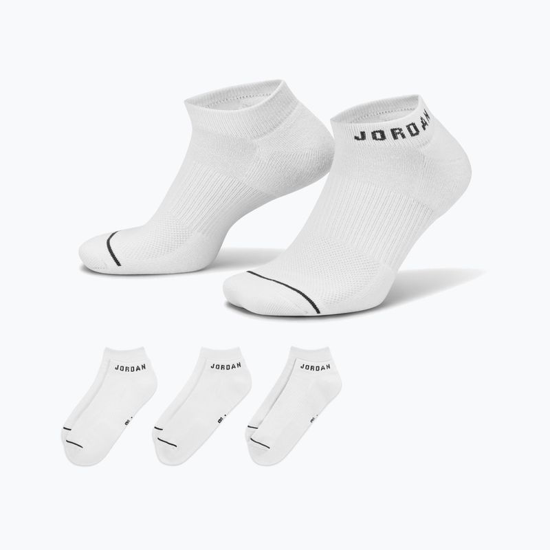 Ponožky Jordan Everyday No-Show 3 pairs white/black 8