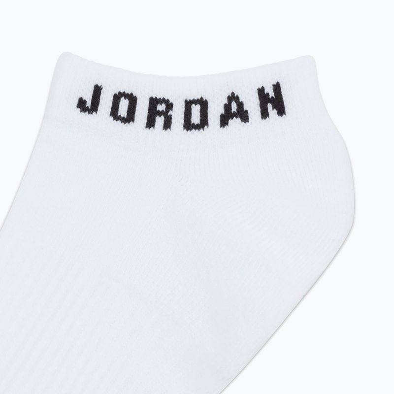Ponožky Nike Jordan Everyday No-Show 3 páry white/black 4