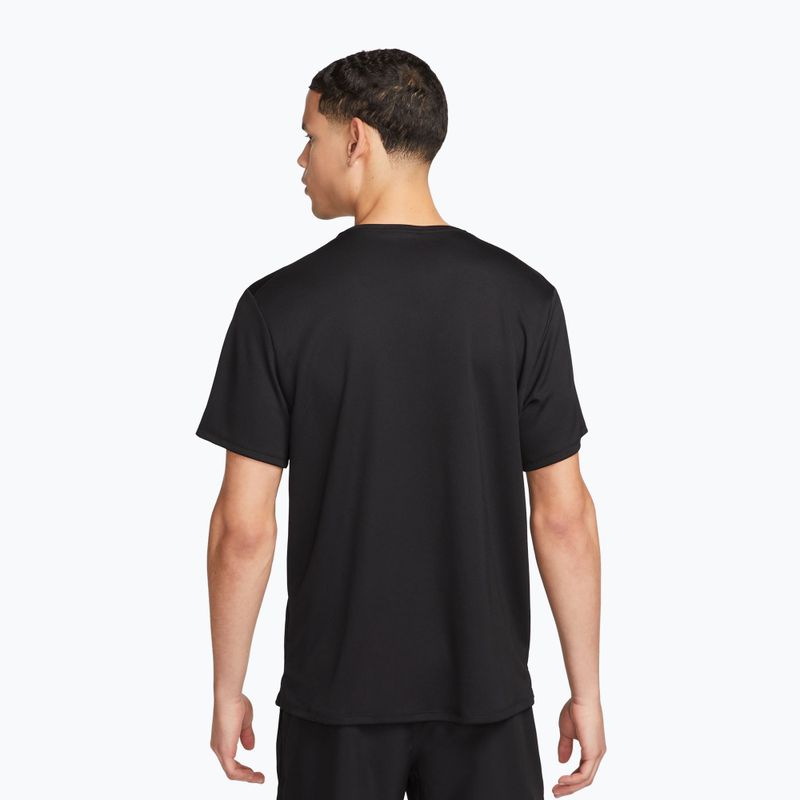 Pánske bežecké tričko Nike Miler Dri-Fit UV black 2
