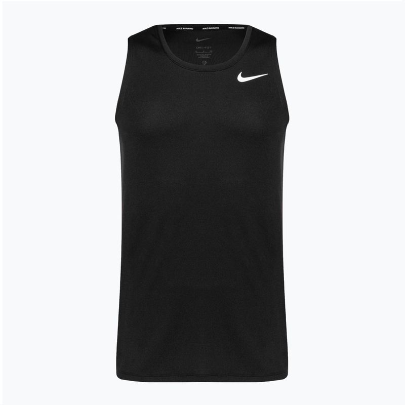 Pánske bežecké tielko Nike Dri-Fit Miler čierne