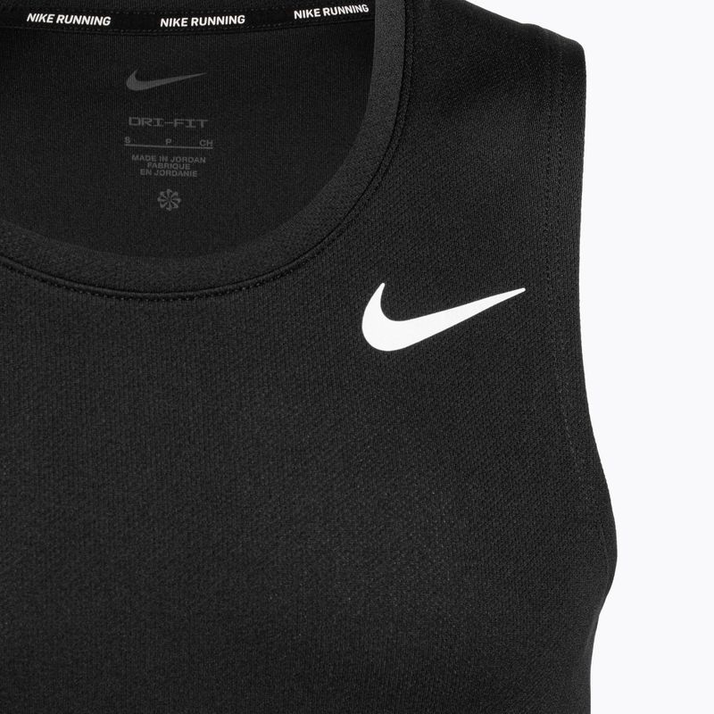 Pánske bežecké tielko Nike Dri-Fit Miler čierne 3