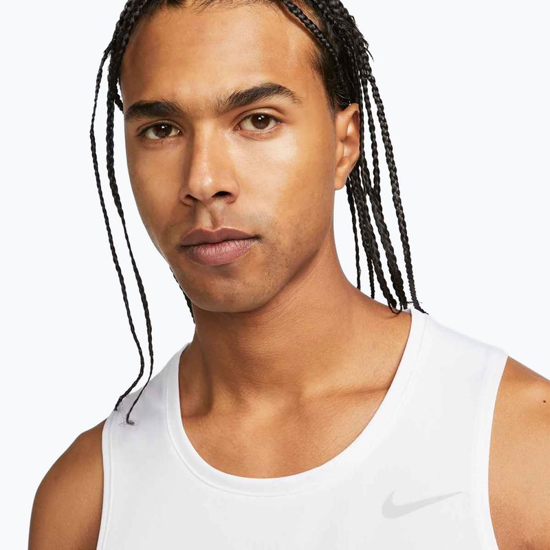 Pánske bežecké tričko Nike Dri-Fit Miler white 4