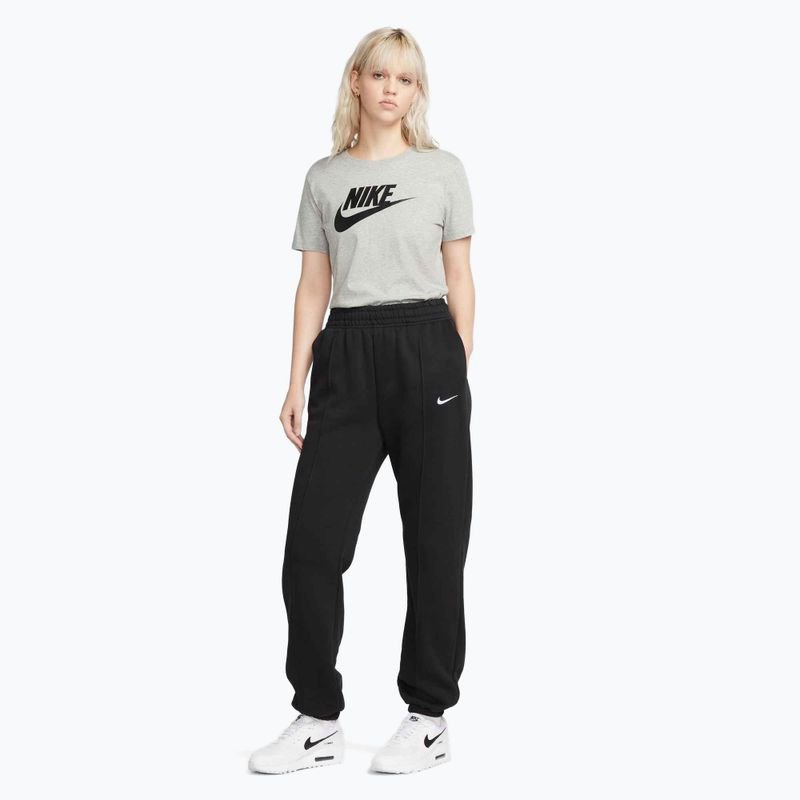 Dámske tričko Nike Sportswear Club Essentials Logo dark grey heather/black 2