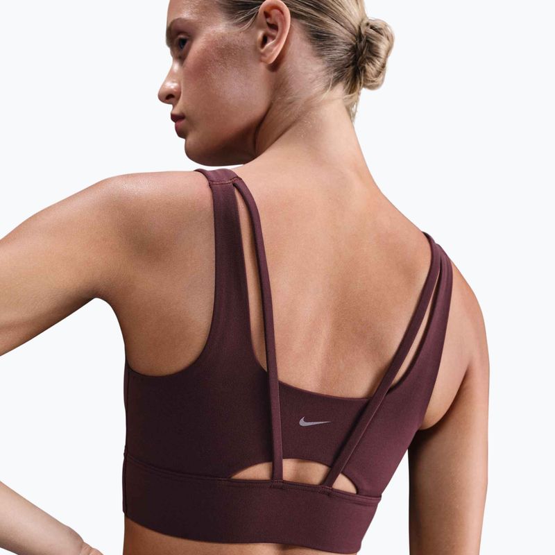 Športová podprsenka Nike Zenvy Medium-Support burgundy crush/sail 6