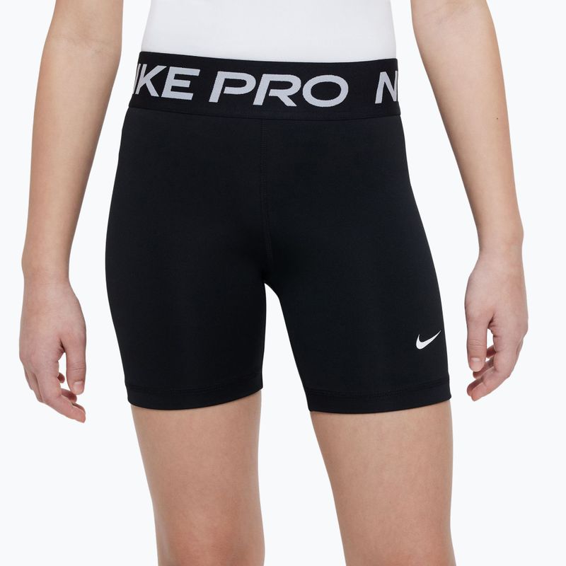 Detské šortky Nike Pro Dri-Fit 5" carbon black/white 3