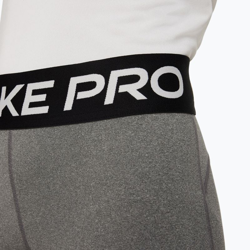 Detské šortky Nike Pro Dri-Fit 5" carbon heather/white 5