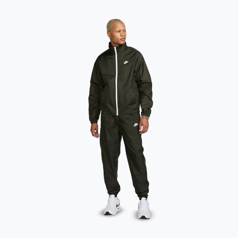 Pánska tepláková súprava Nike Sportswear Club Lined Woven sequoia/white