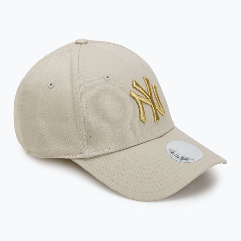 Dámska šiltovka New Era Metallic Logo 9Forty New York Yankees light beige