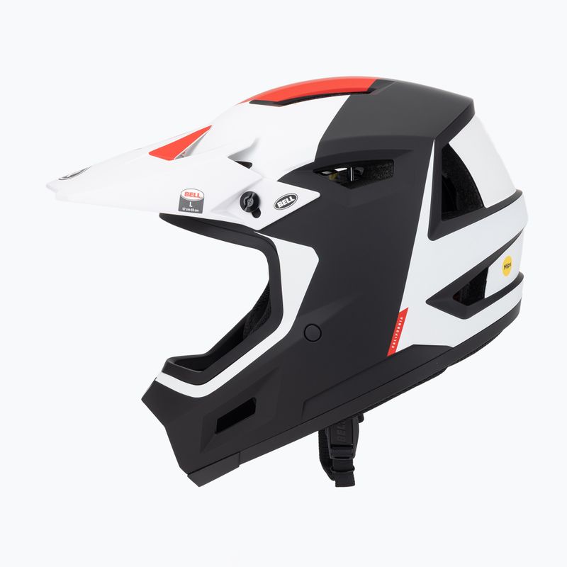 Cyklistická prilba Bell Sanction 2 DLX Mips matte black/white 3