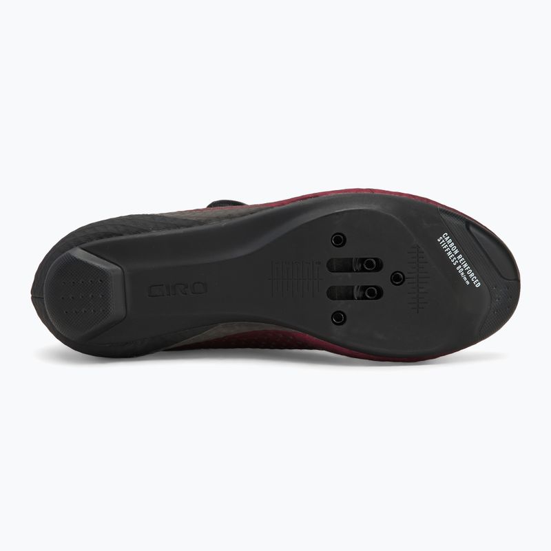 Dámska cestná obuv Giro Cadet Carbon ano dark cherry 4