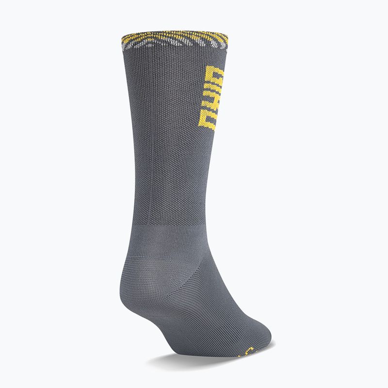 Ponožky Giro Comp Racer High Rise dark shark/spectra yellow 2