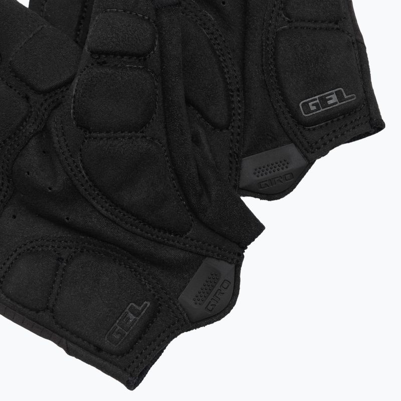 Pánske cyklistické rukavice Giro Bravo Gel II black 5