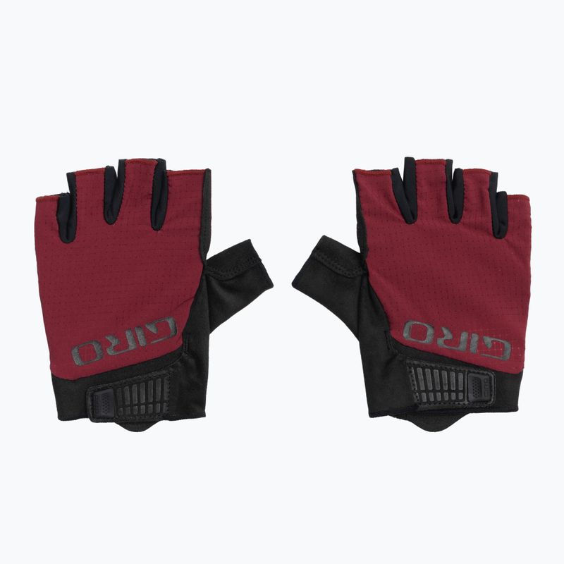 Pánske cyklistické rukavice Giro Bravo Gel II ox red 2