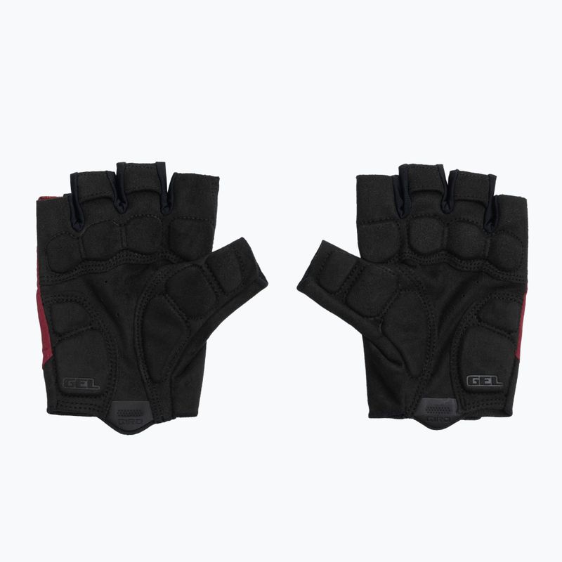 Pánske cyklistické rukavice Giro Bravo Gel II ox red 3
