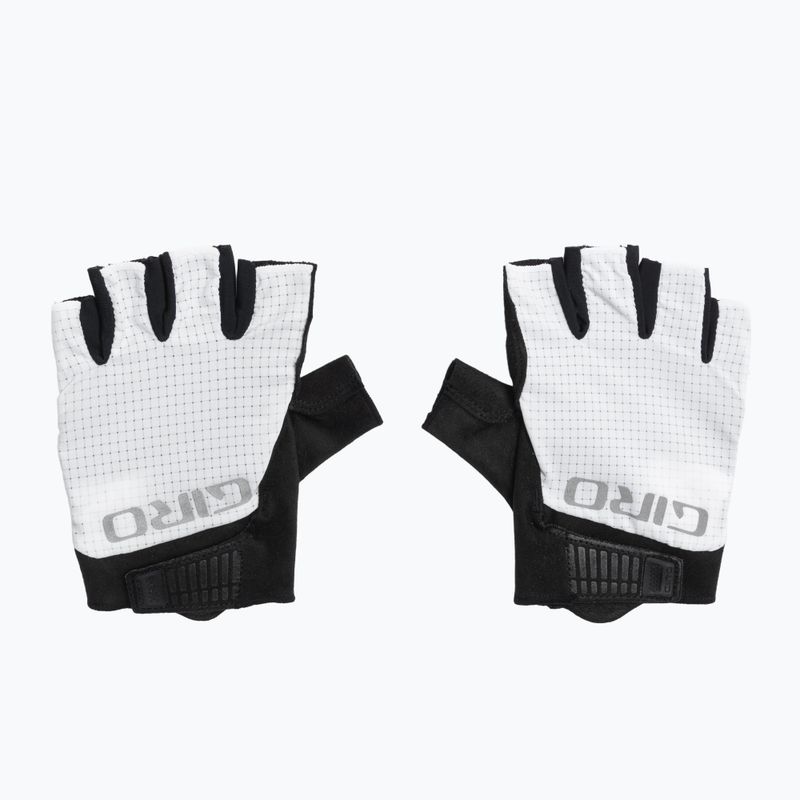 Pánske cyklistické rukavice Giro Bravo Gel II white 2