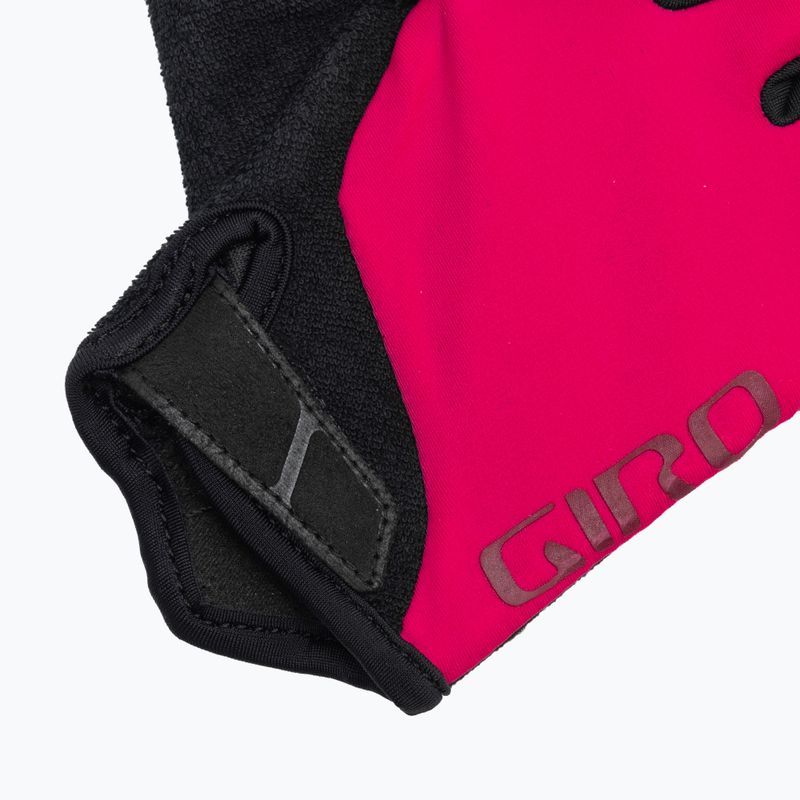 Dámske cyklistické rukavice Giro Jag'ette raspberry/dark cherry 4