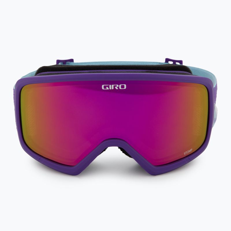 Detské lyžiarske okuliare Giro Stomp purple linticular/ amber pink 2