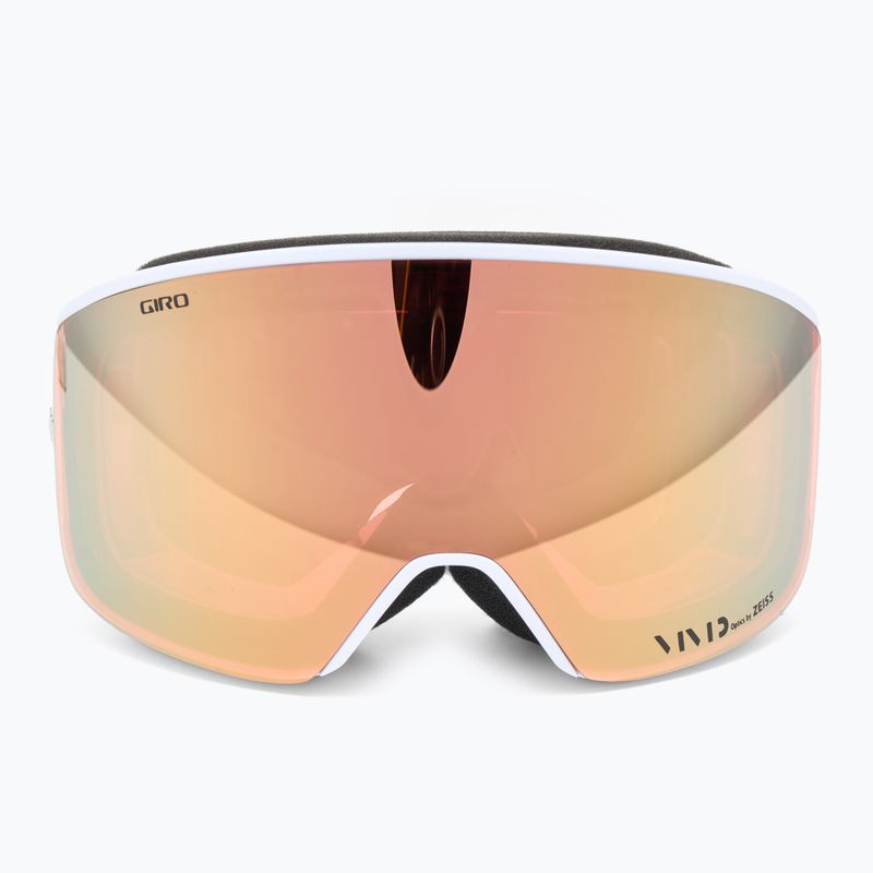 Dámske lyžiarske okuliare Giro Ella white lx stripe/rose gold/infrared 3