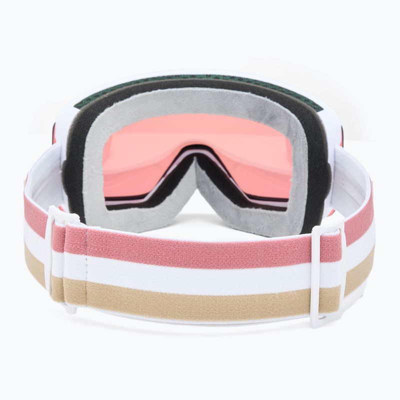 Dámske lyžiarske okuliare Giro Ella white lx stripe/rose gold/infrared 4