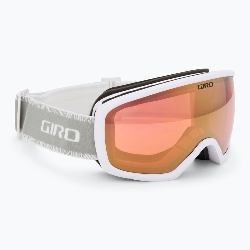 Dámske lyžiarske okuliare Giro Millie white&grey chute/rosegold