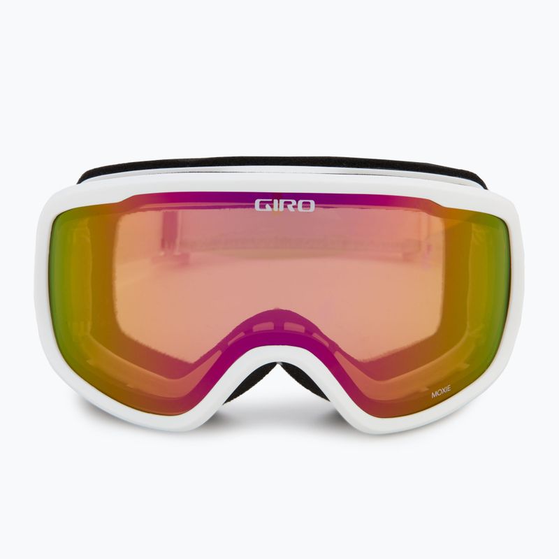 Dámske lyžiarske okuliare Giro Moxie white & grey chute/ amber pink/ yellow 3