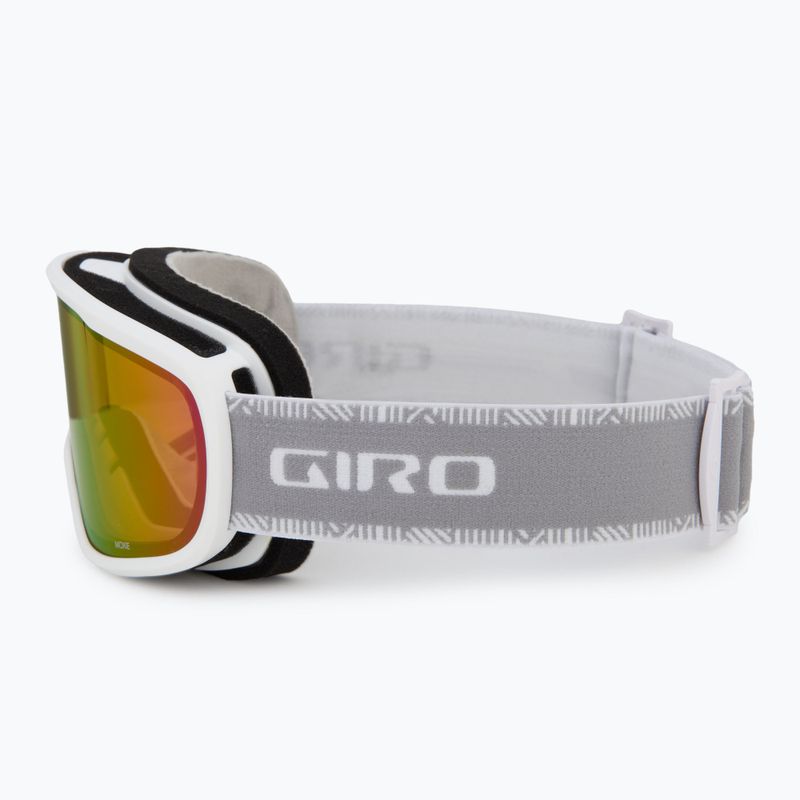 Dámske lyžiarske okuliare Giro Moxie white & grey chute/ amber pink/ yellow 5