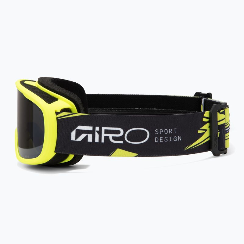 Detské lyžiarske okuliare Giro Buster Jr yellow bolts/ultra black 4