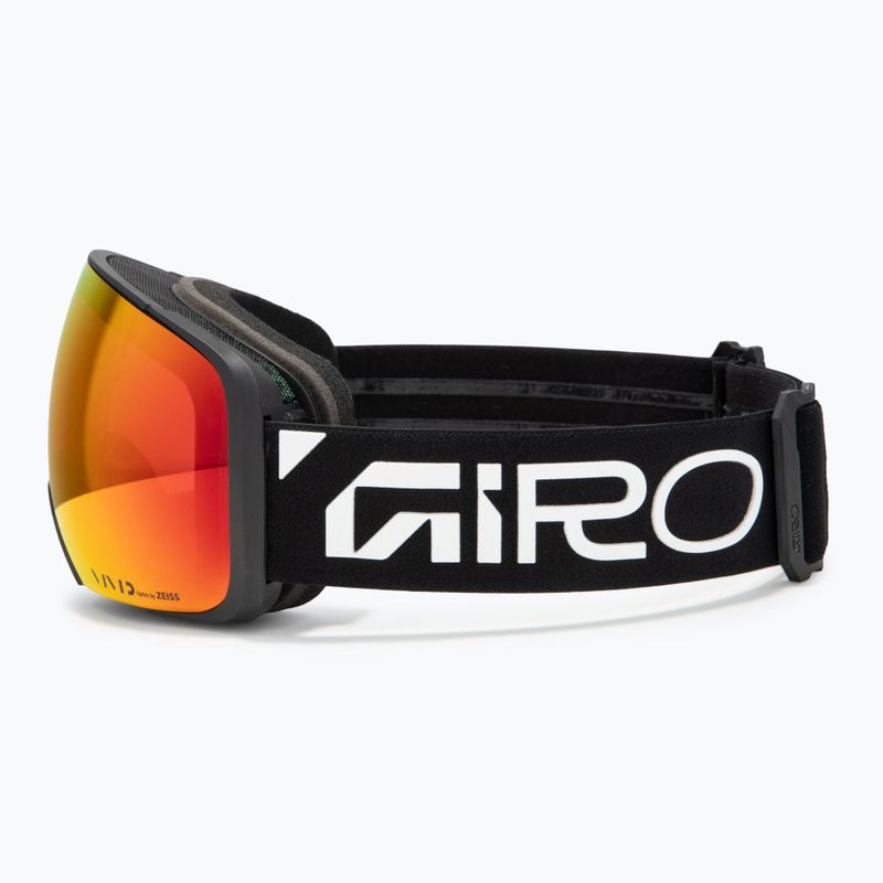 Lyžiarske okuliare Giro Comp black wordmark/vivid ember/vivid infrared 5