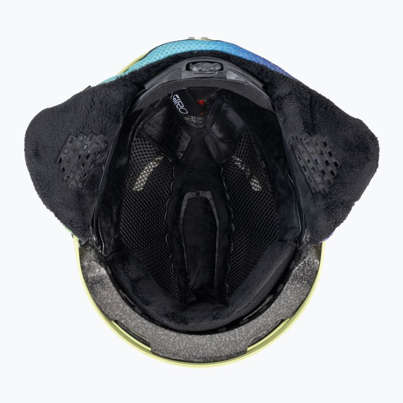 Detská lyžiarska prilba Giro Crue matte fluorescent green 5