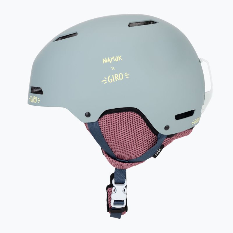 Detská lyžiarska prilba Giro Crue matte light blue namuk 3