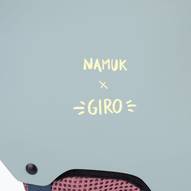 Detská lyžiarska prilba Giro Crue matte light blue namuk 8