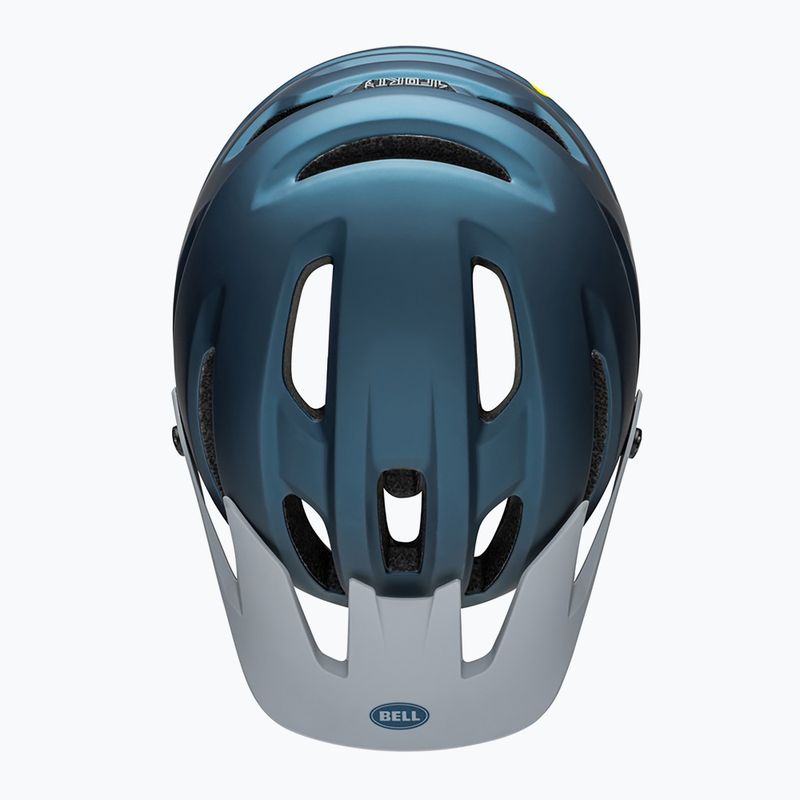 Cyklistická prilba Bell 4Forty lesklá modrá/sivá 4