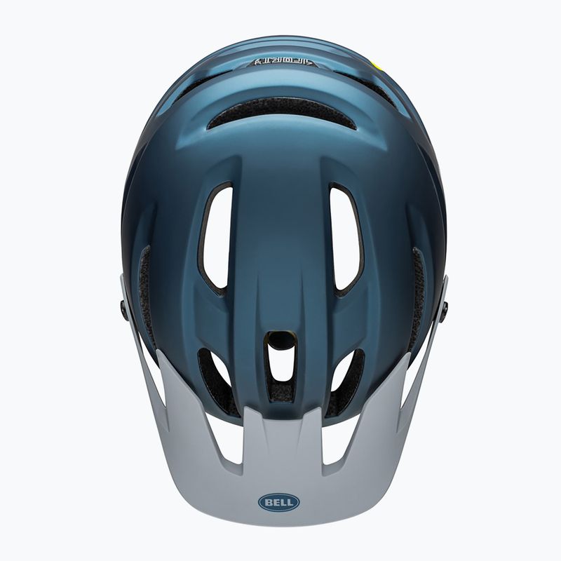 Cyklistická prilba Bell 4Forty Integrated MIPS matná lesklá modrá/sivá 4