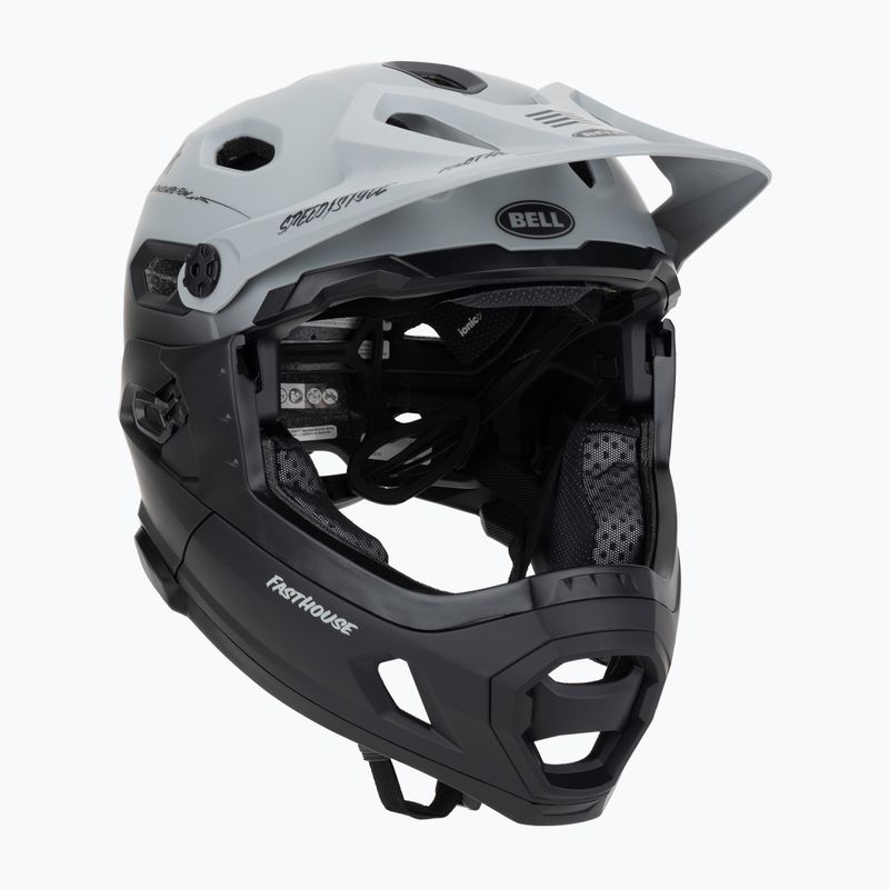 Cyklistická prilba Bell FF Super DH MIPS Spherical matte gray/black