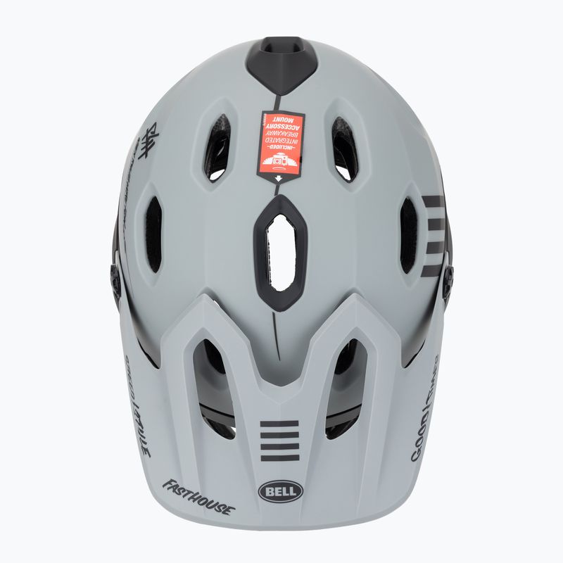 Cyklistická prilba Bell FF Super DH MIPS Spherical matte gray/black 6