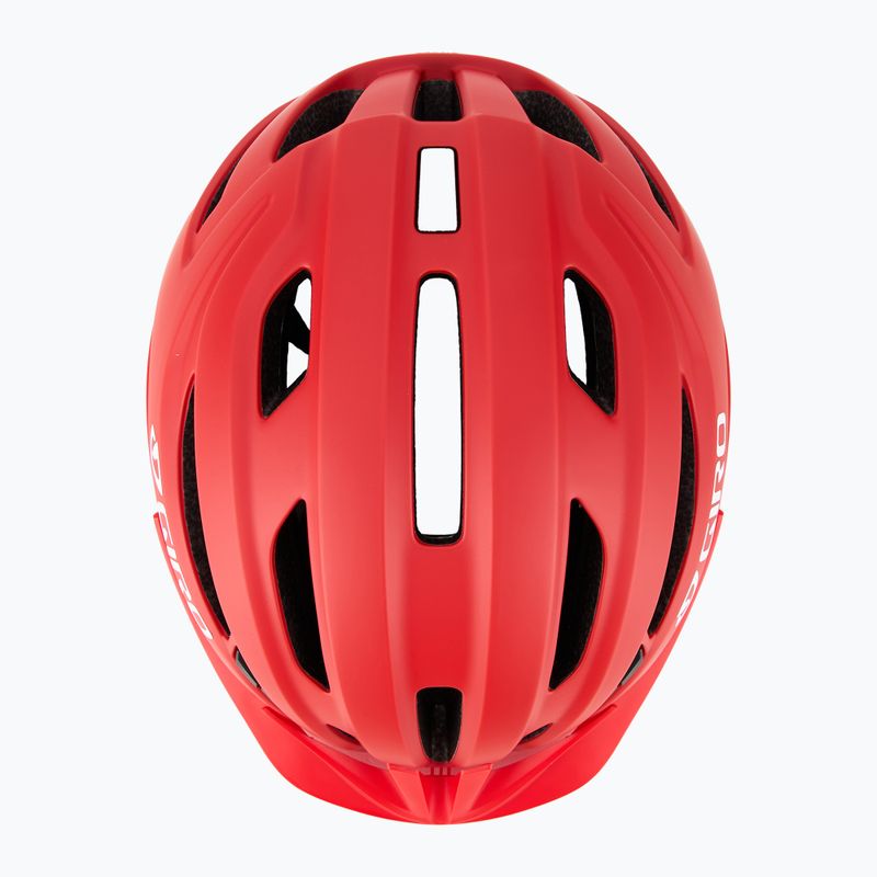 Detská cyklistická prilba Giro Register II matte bright red/white 6